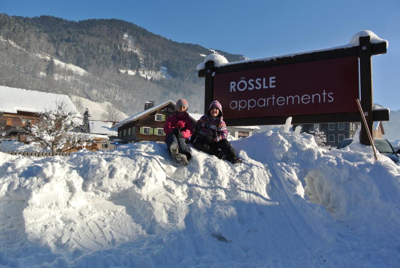 Roessle Appartement Bezau Exterior foto